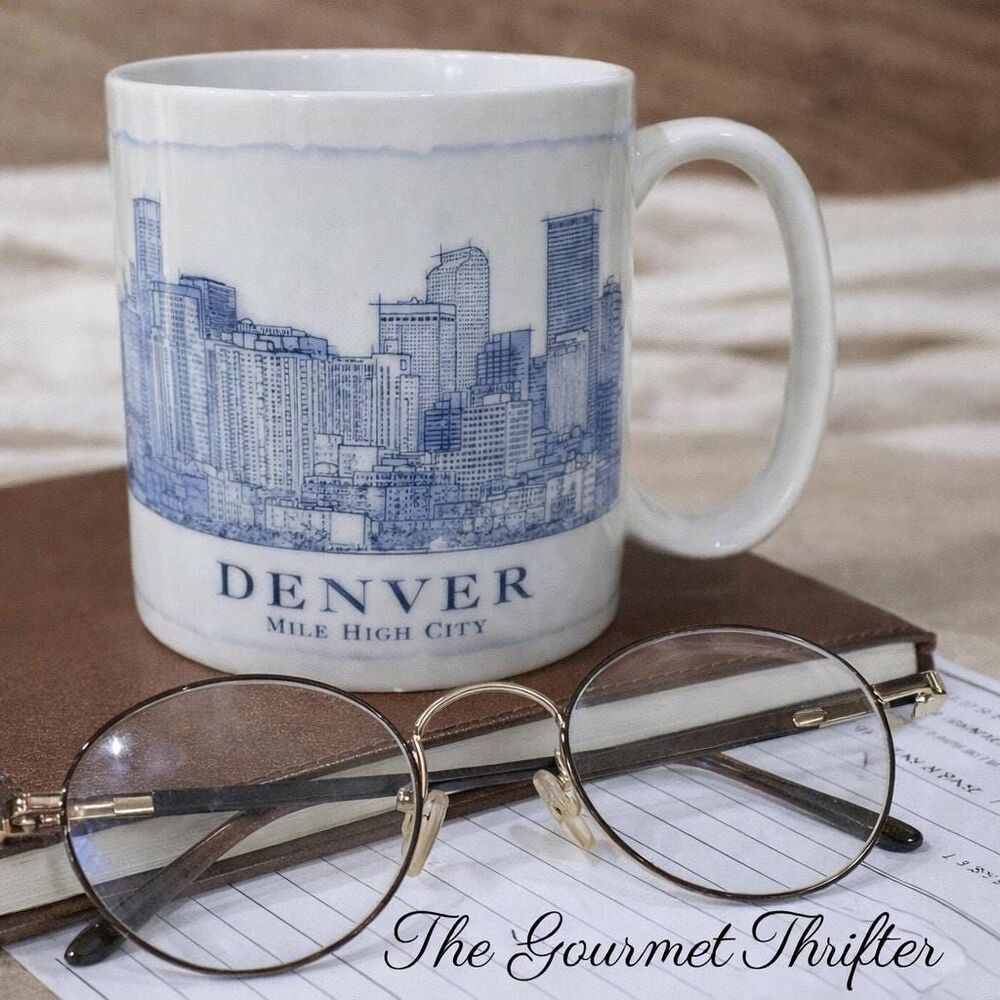 Vintage Starbucks Denver Skyline Mug | "Mile High City" Souvenir
